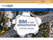 Tablet Screenshot of cadsys.de